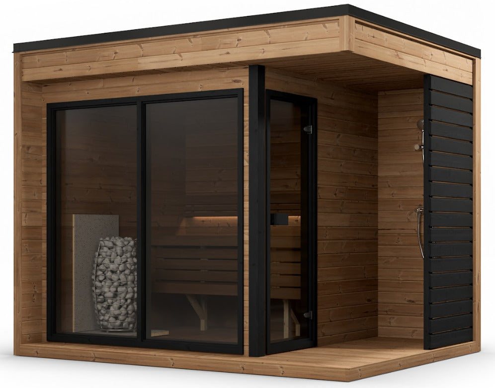 Kelohus Fossen — sauna med integrert utedusj for 4–6 personer fra Kelohus, bilde 2 av 3