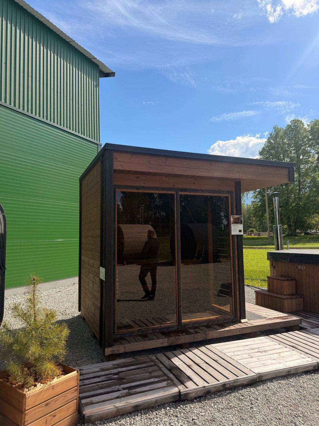 Kelohus Fossen — sauna med integrert utedusj for 4–6 personer fra Kelohus, bilde 3 av 3