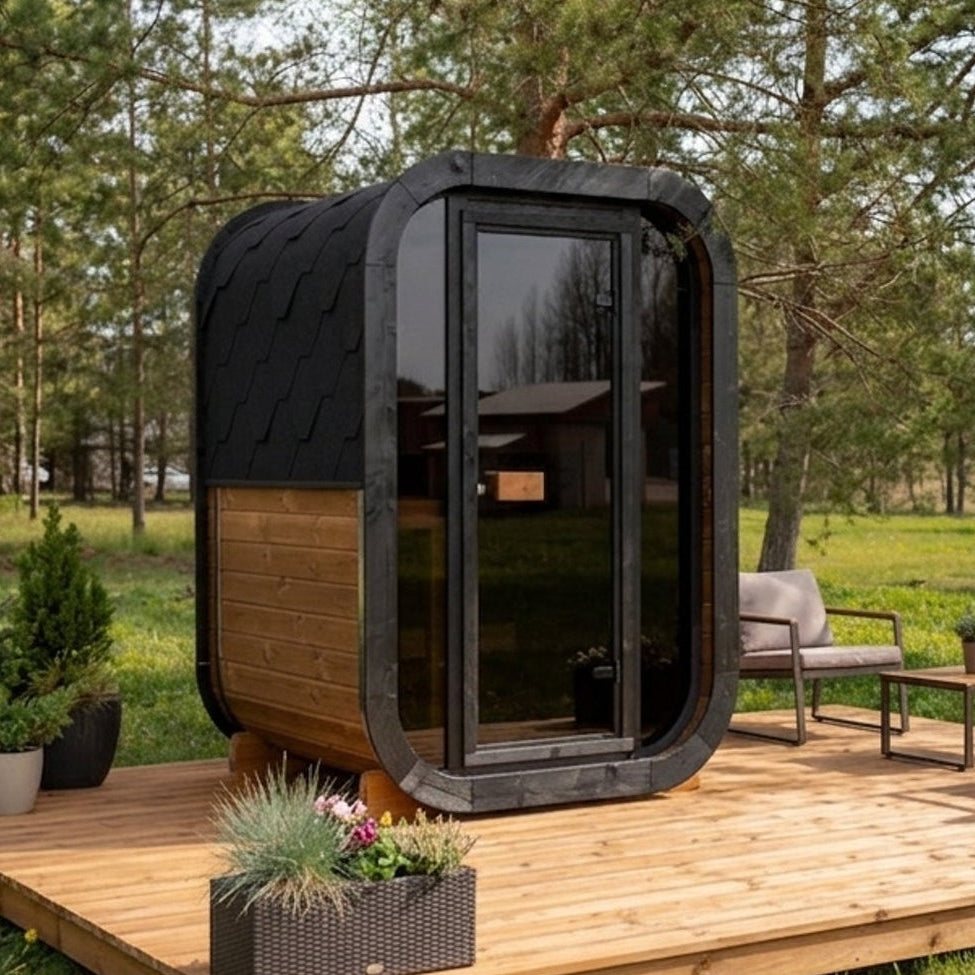 Kelohus Ro — sauna med panoramavindu mot naturen for 1–2 personer fra Kelohus