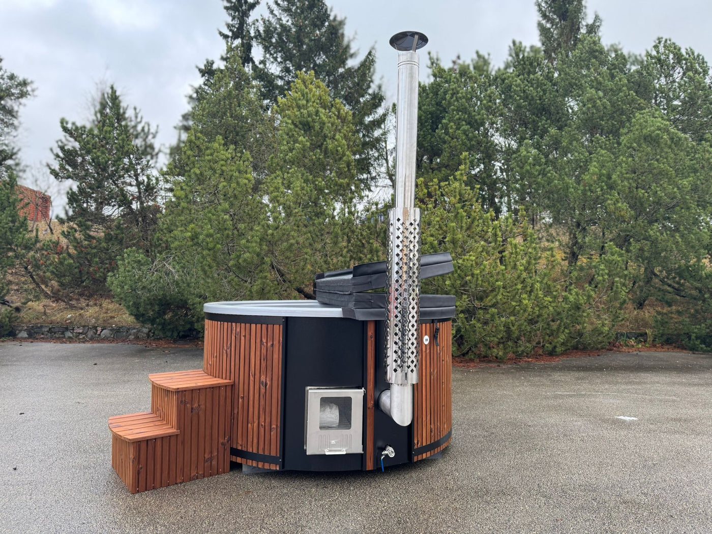 Kelohus Varme — vedfyrt sauna med skorstein for 6 personer fra Kelohus, bilde 2 av 3