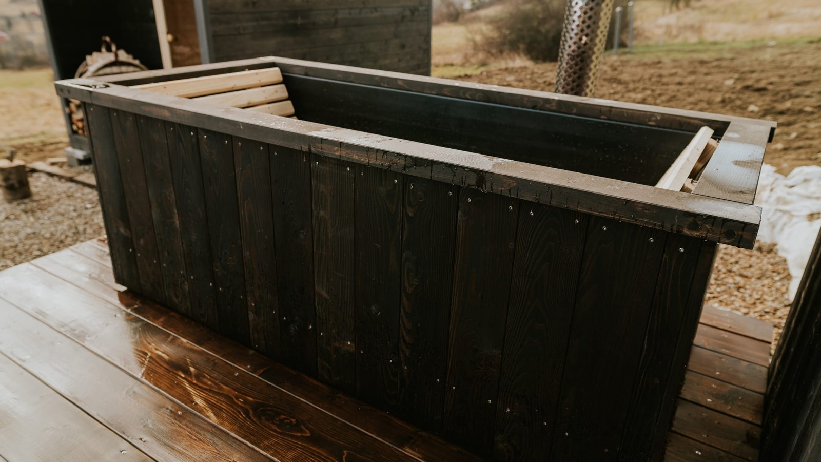Kelohus Duo — vedfyrt sauna med skorstein for 2 personer fra Kelohus, bilde 4 av 5